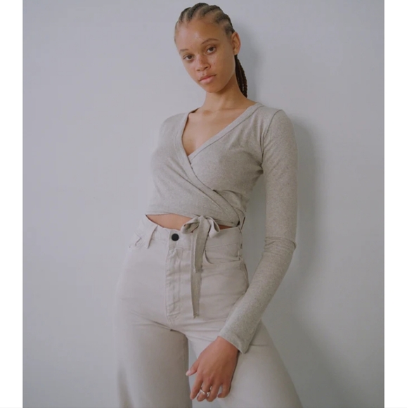 Zara Tops - Zara Wrap Ballet Top